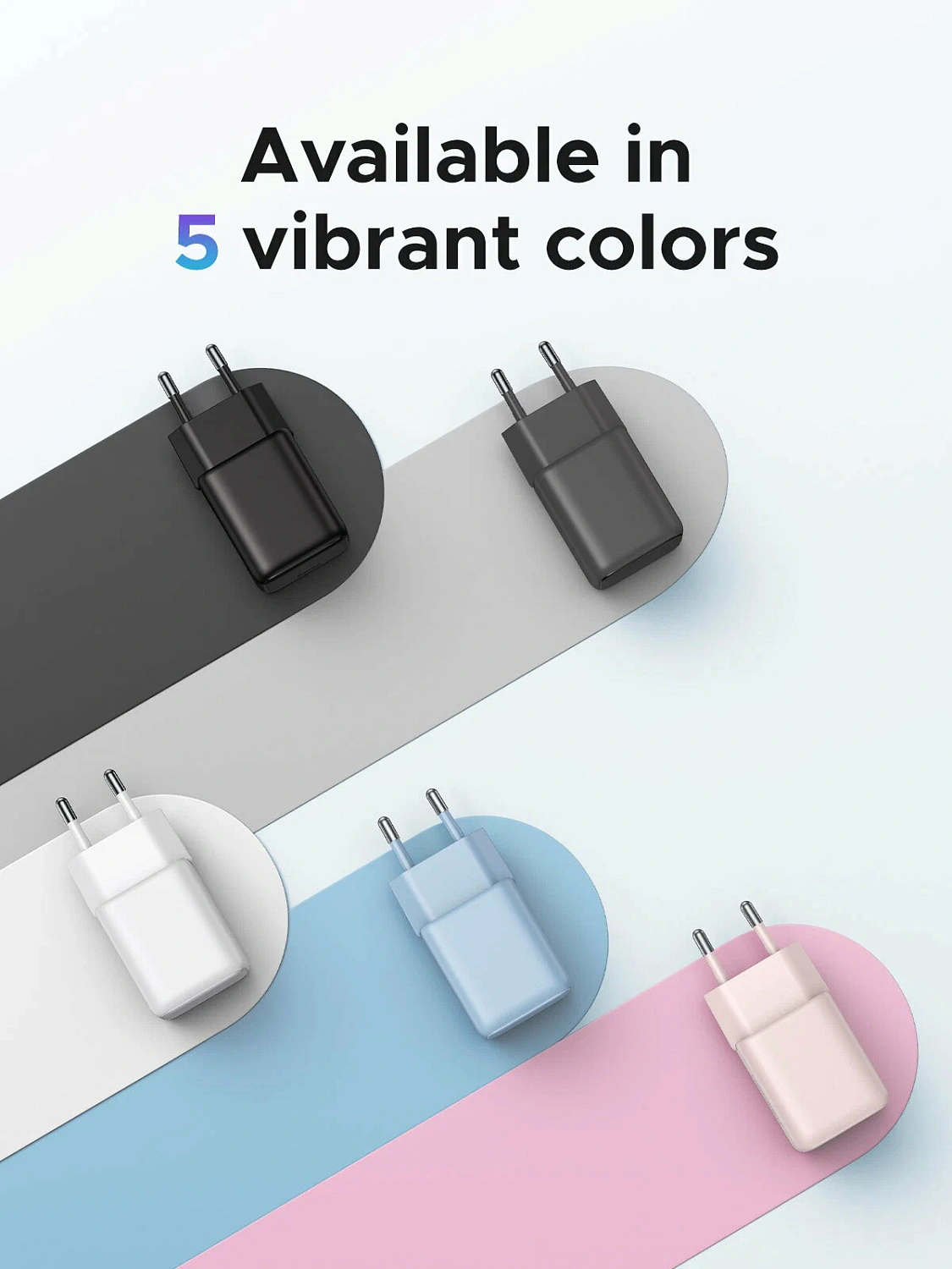 55554 Зарядное устройство UGREEN X512 Mini GaN 20W 1xUSB-C. Цвет: белый